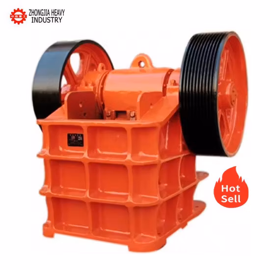 Frantoio a mascelle in acciaio fuso di scorie di miniera