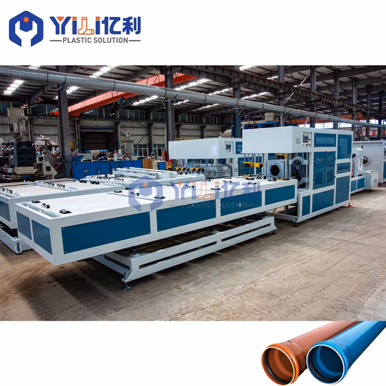 Macchina per la produzione di tubi cinesi Macchina per tubi in plastica Estrusore per tubi in HDPE Macchina per prese per tubi Macchina per campanatura per tubi